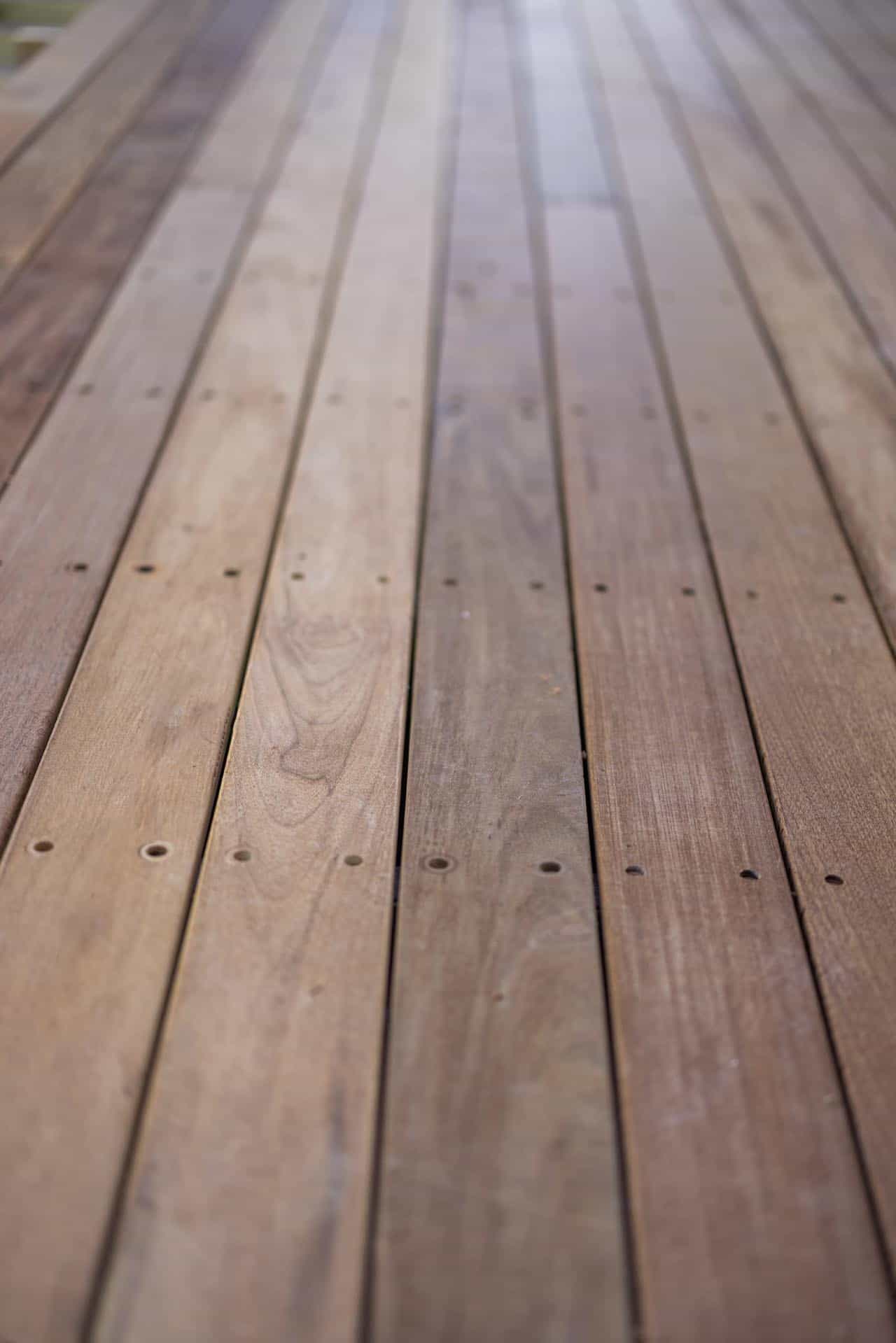 Terrasse lagt hos en kunde